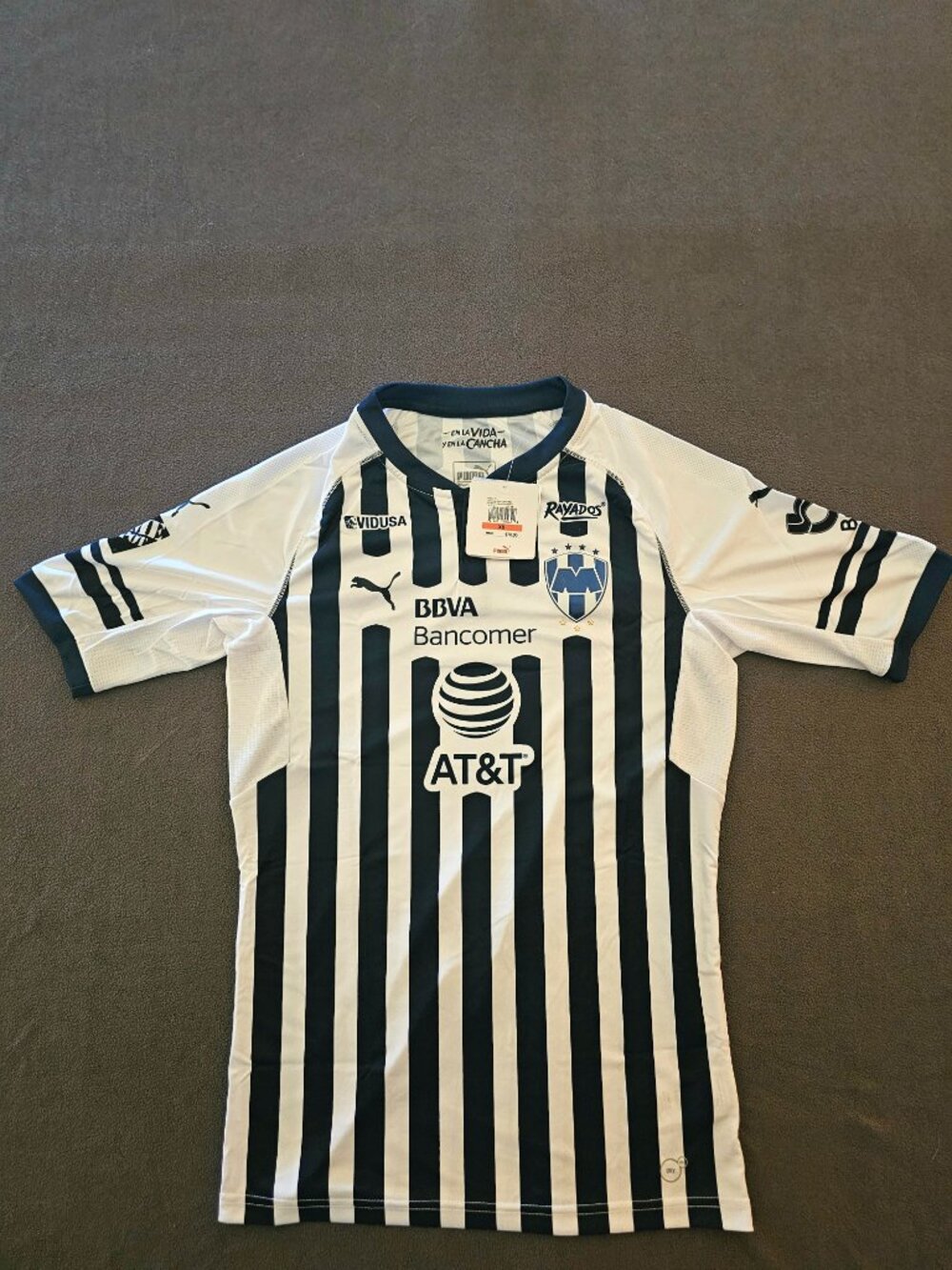 Puma Monterrey Rayados Jersey Adult XS NWT 2018/19 Liga MX Soccer 703862-01